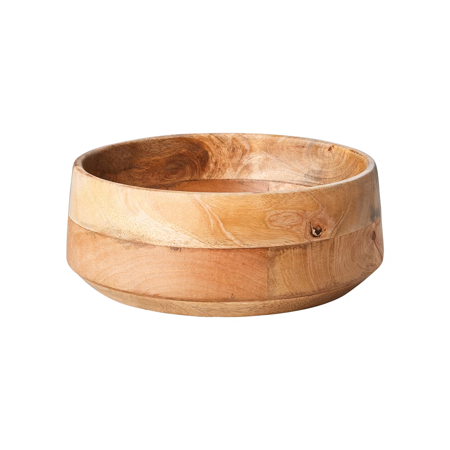 Skål i mangoträ, Ø23cm, Natur