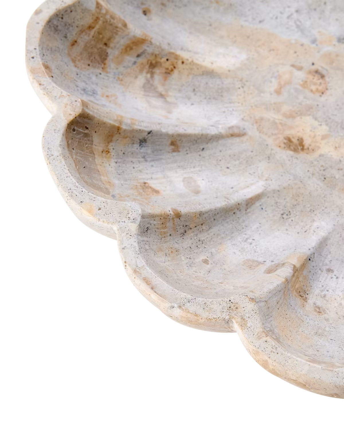 Butterscotch marmor skål, Ø25cm, Beige