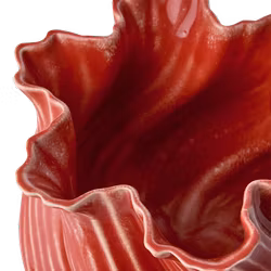 Vas i Stengods med Vriden Form, Korall