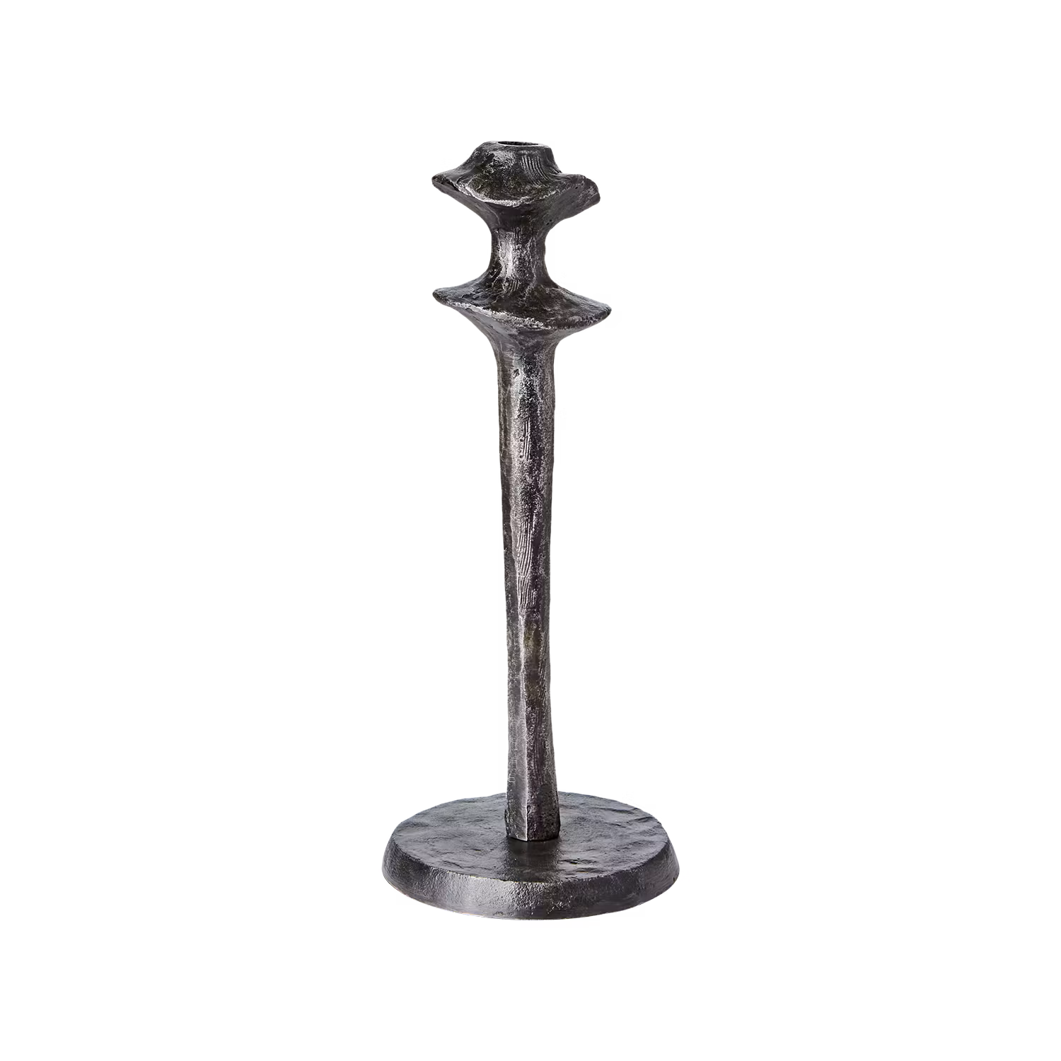 JANZA Ljusstake, Grå/svart