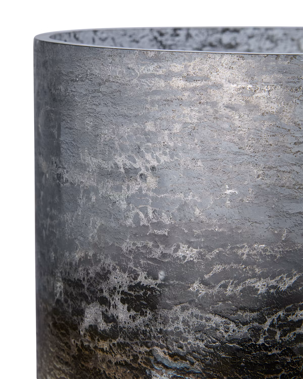 Bordslampa i glas, H35cm, Silver
