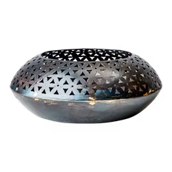 Ljushållare med antikkänsla i järn, Ø22cm