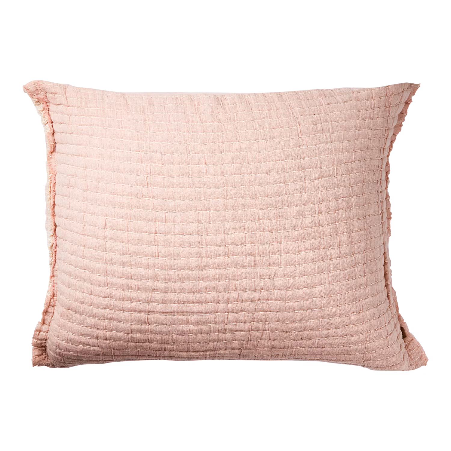 Kuddfodral 100% bomull, 60x50cm, Ljusrosa