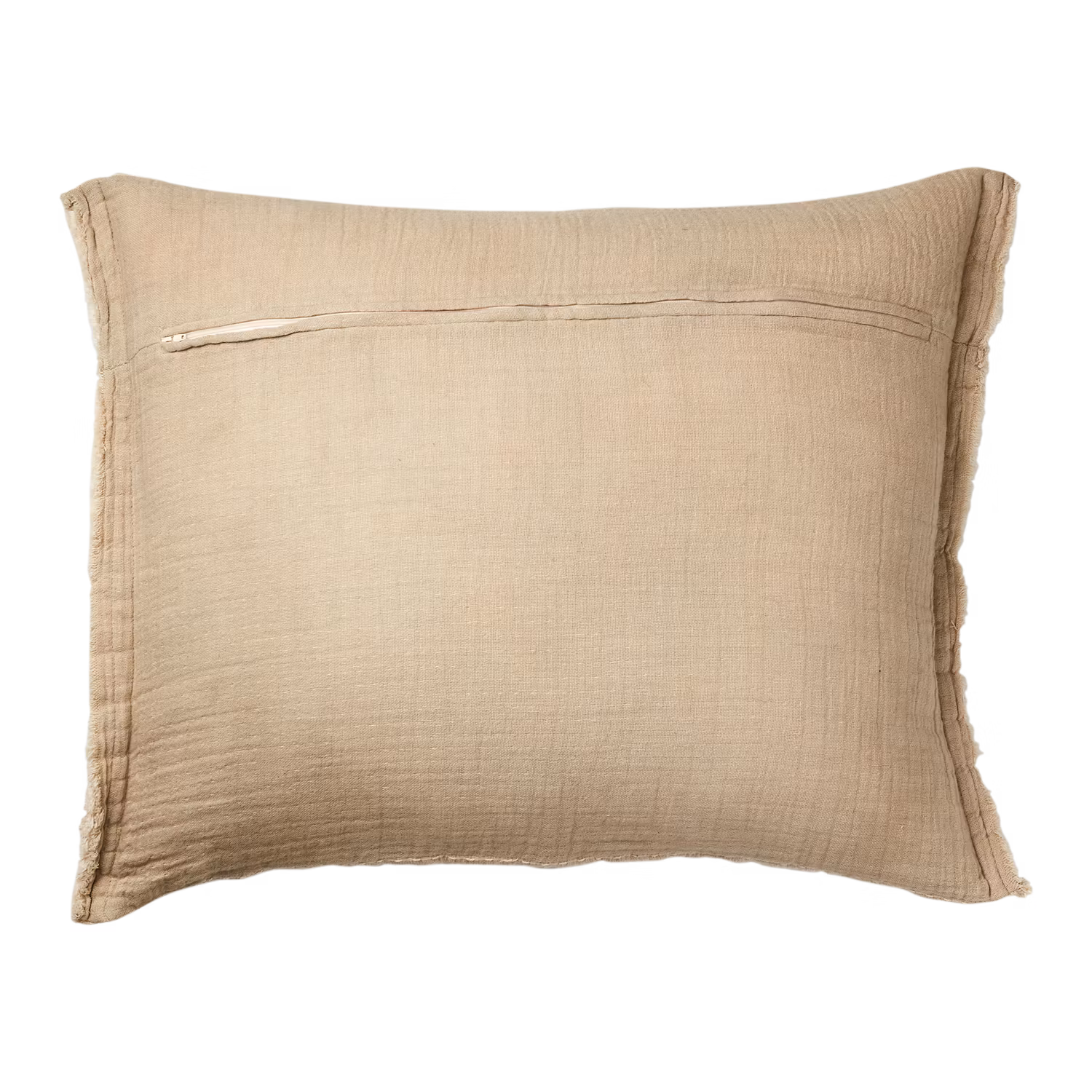 Kuddfodral 100% bomull, 60x50cm, Beige