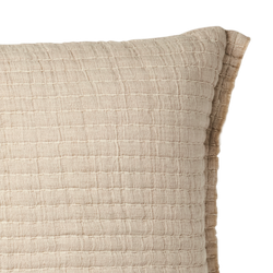 Kuddfodral 100% bomull, 60x50cm, Beige