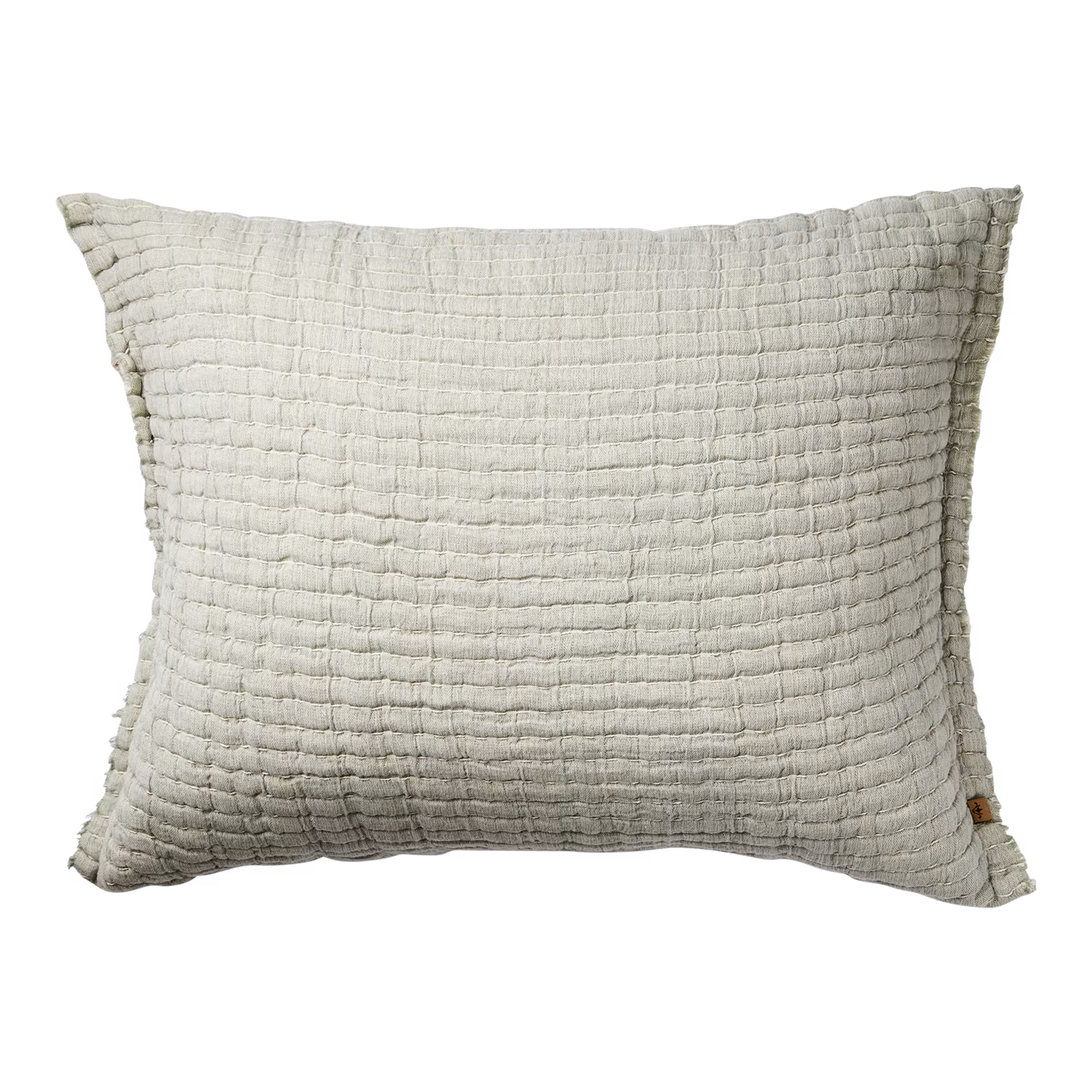Kuddfodral 100% bomull, 60x50cm, Ljusgrön