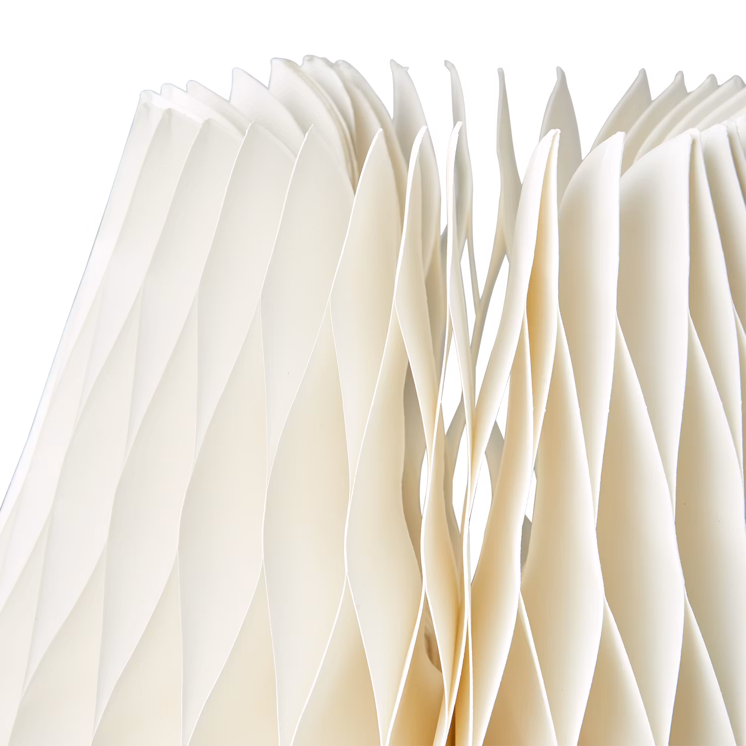 Lampskärm, H44cm, Vikbar, Vit