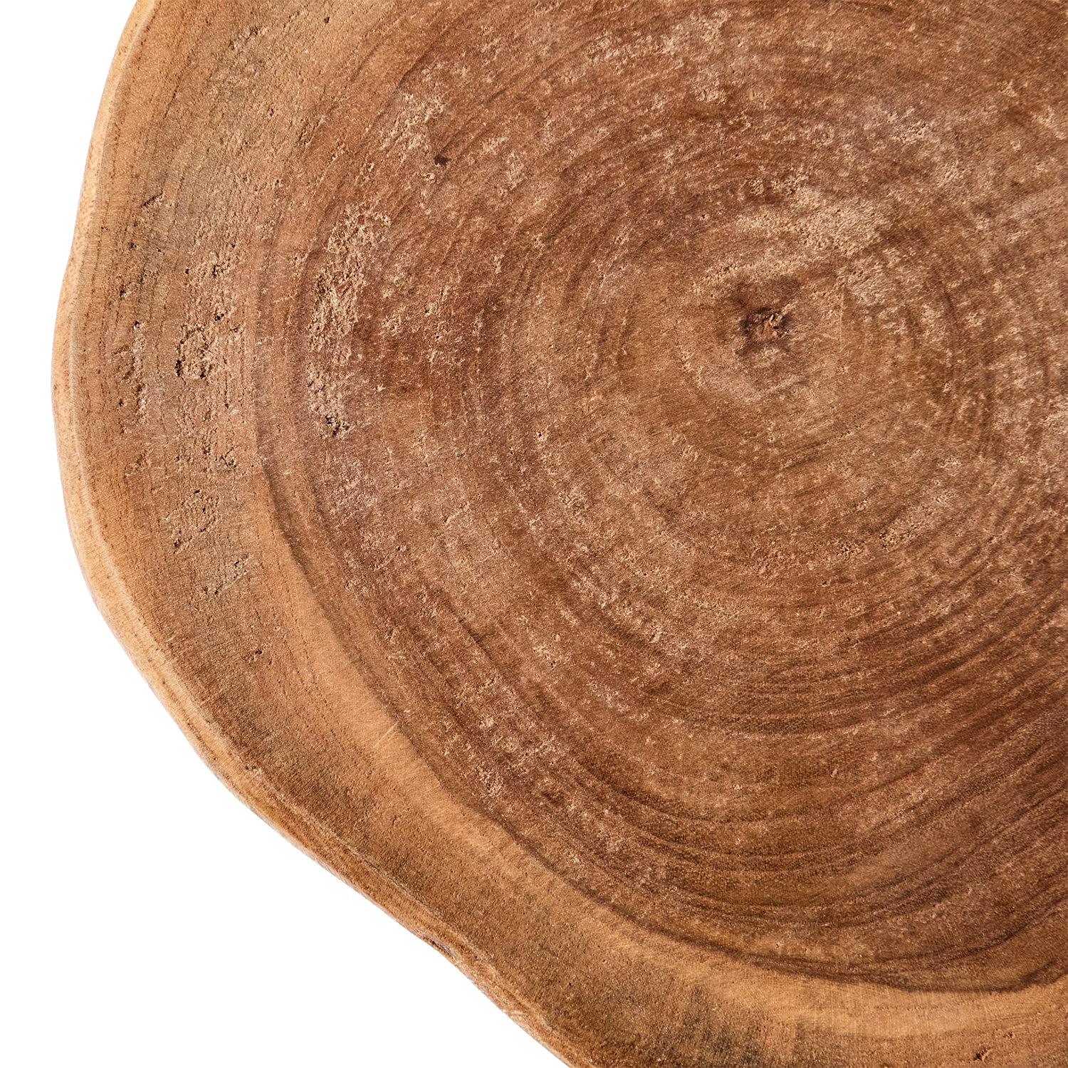 Dekorationsfat av Teakrot, ca 20cm