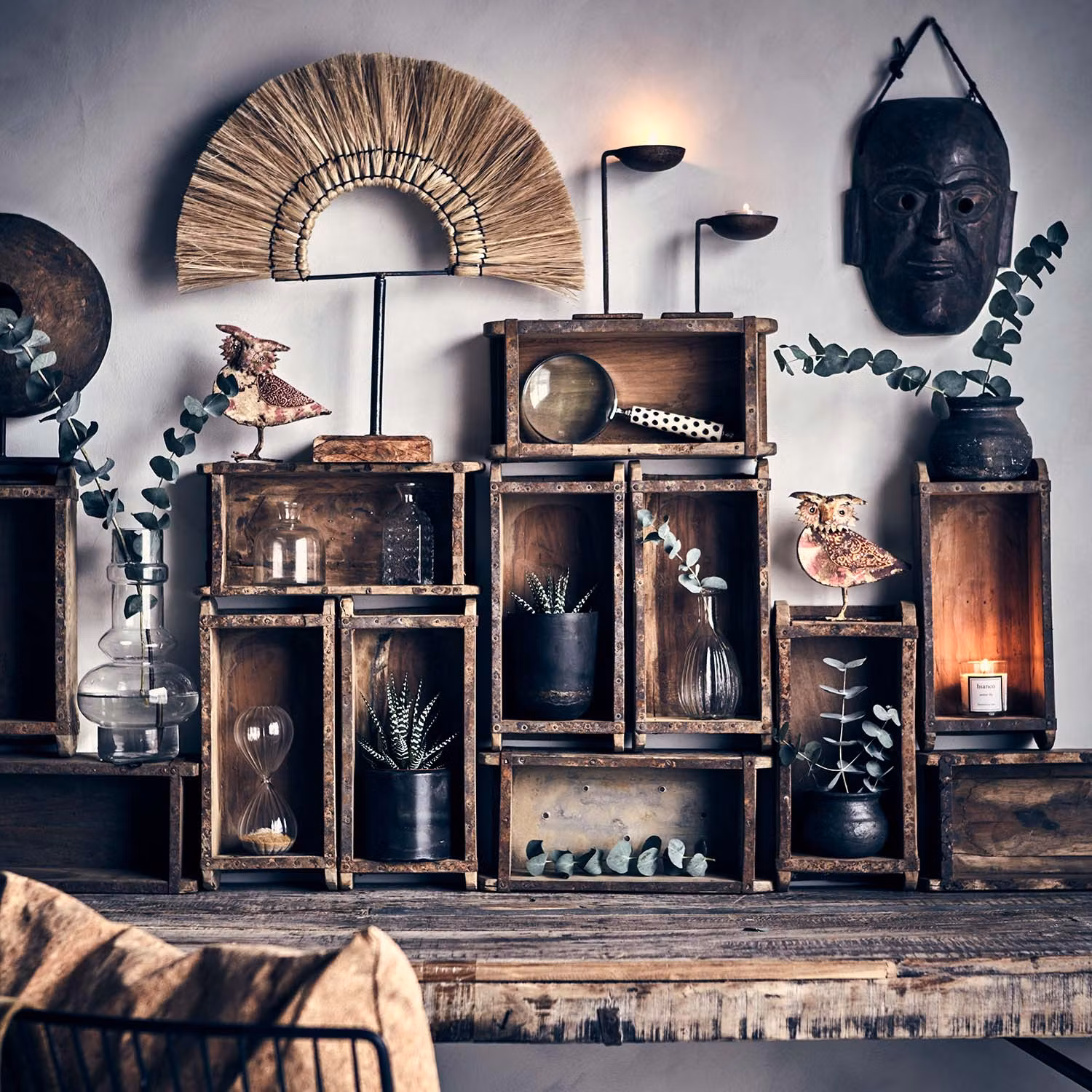 Vintage tegelstensform, Natur