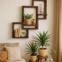 Vägghylla Tre rutor, No:2