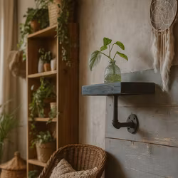 Vägghylla industri, Blå