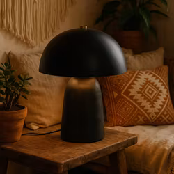 FUNGI Bordslampa/Limited Edition, 38cm, Svart
