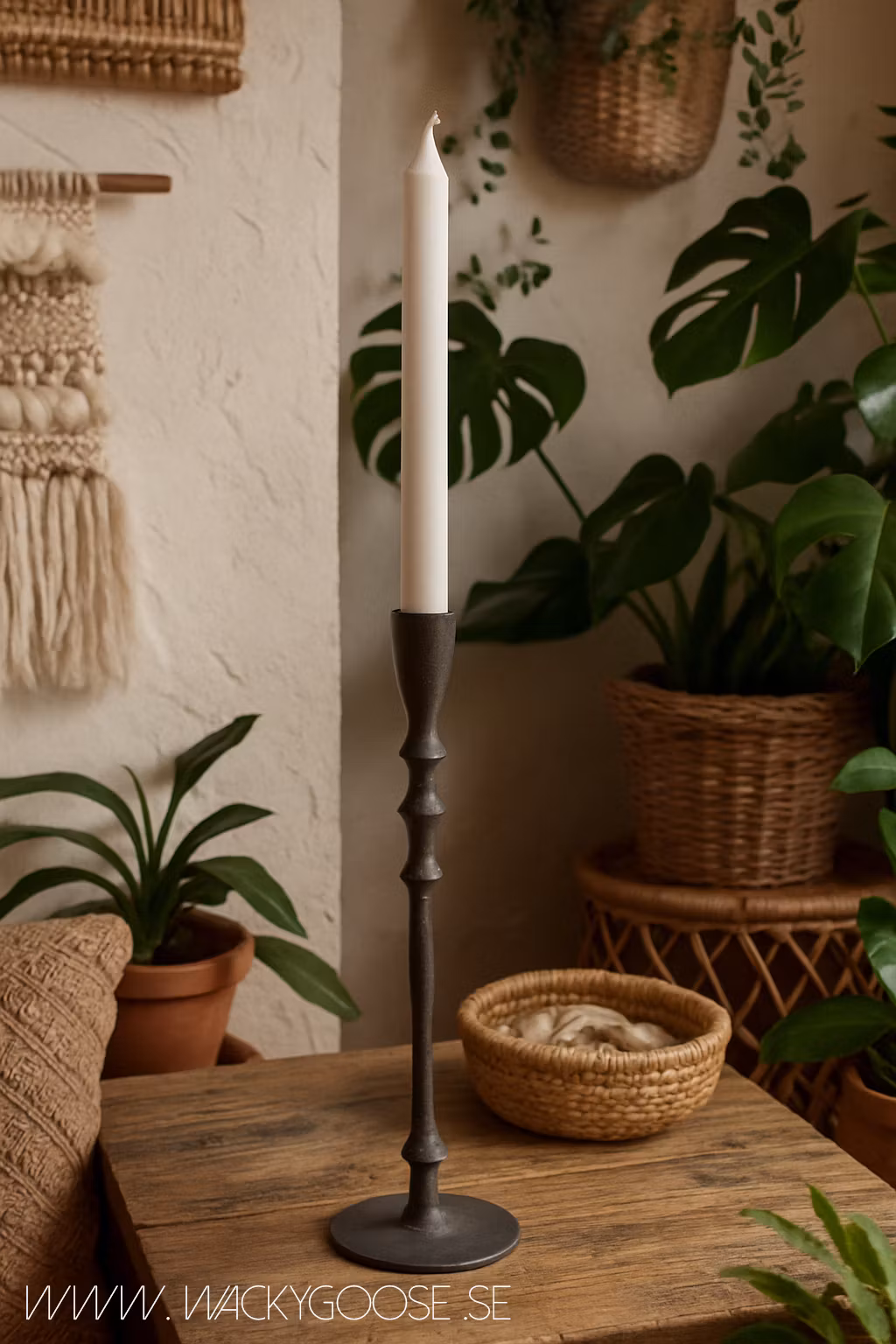 Ljusstake i järn, 31cm