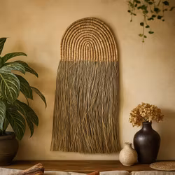 Handgjord väggdekoration, 80cm, Natur