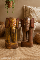TREASURE Elefant, Flerfärgad