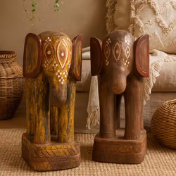 TREASURE Elefant, Flerfärgad