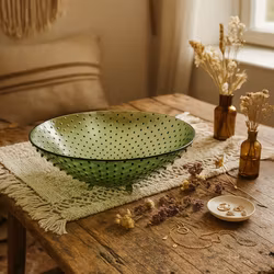 Skål av återvunnet glas, Ø40cm, Flera färger