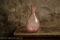 Munblåst Vas av Återbrukat glas, Rosa
