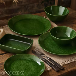 ANNABELLE Ugnsform Stengods, Grön, Flera storlekar