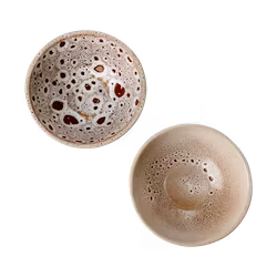 ANNABELLE Skålar Ø15cm Stengods, Beige, 2-pack