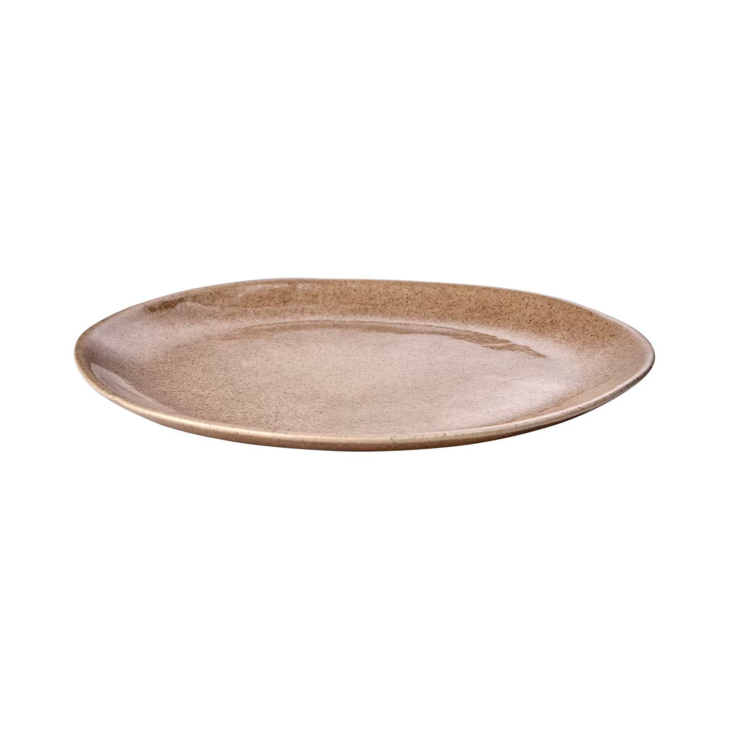 HILMA Tallrik, Ø26cm, 4-pack, Brun