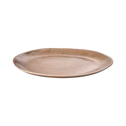HILMA Tallrik, Ø26cm, 4-pack, Brun