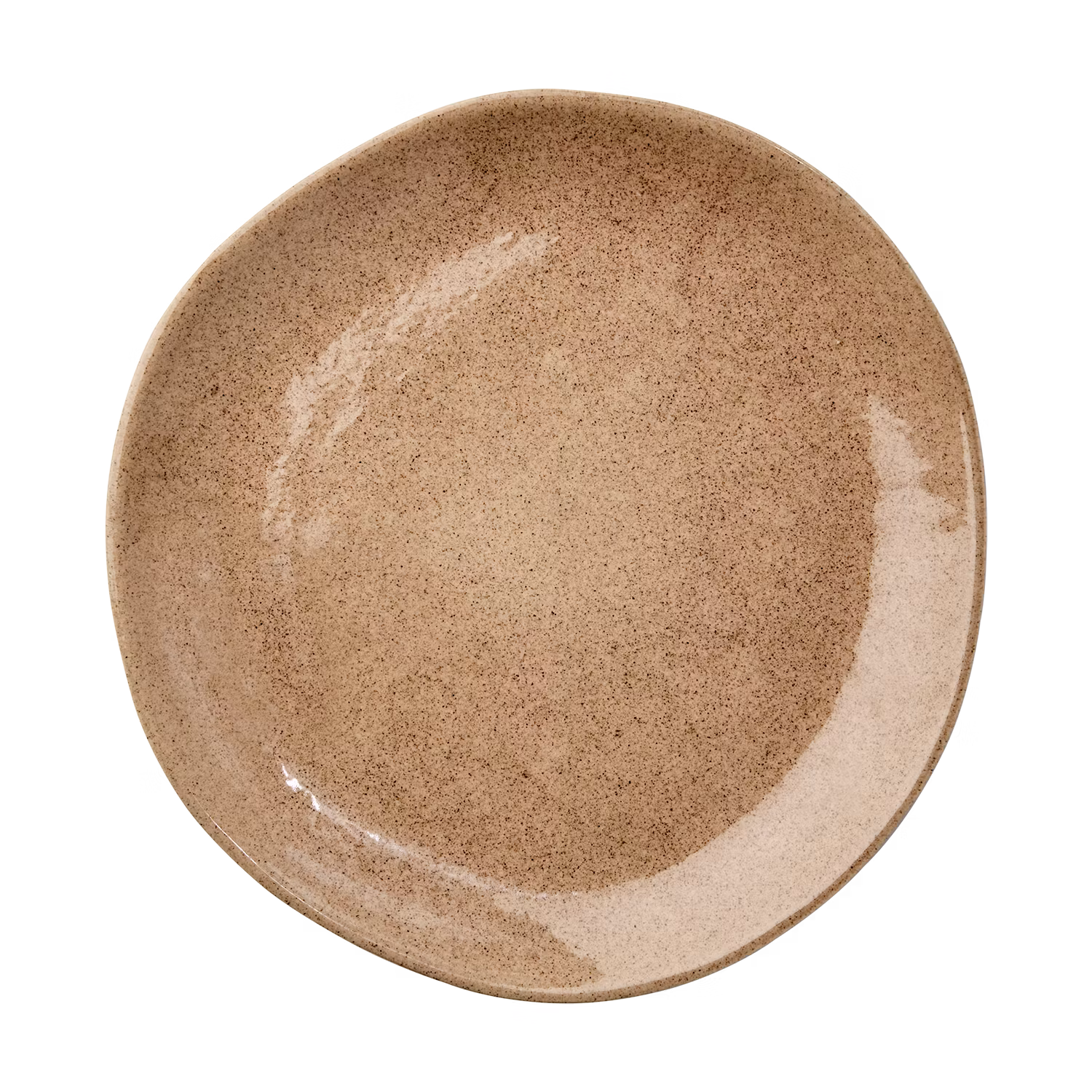 HILMA Tallrik, Ø26cm, 4-pack, Brun
