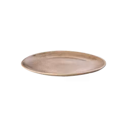 HILMA Tallrik, Ø22cm, 4-pack, Brun
