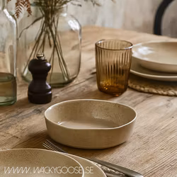 HILMA Skål, Ø22cm, Beige