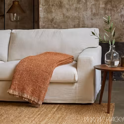 Filt Korall/beige 180x130cm