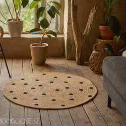 Matta i jute,  Ø60 cm