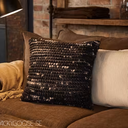 Kuddfodral, Grå/svart/vit