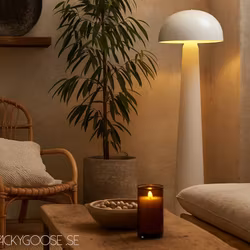 FUNGI Golvlampa, Vit