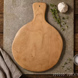 Dekorationsfat i teak, 43cm