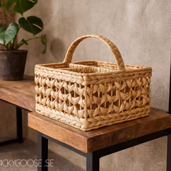 COLLECT Korg med fack, Vattenhyacint