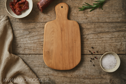 Dekorationsfat i teak, 36cm