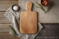 Dekorationsfat i teak, 40cm