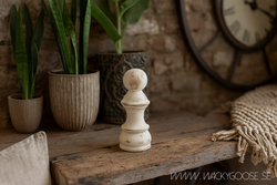 CHESS Dekorativ schackpjäs, Vit