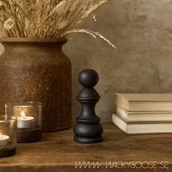 CHESS Dekorativ schackpjäs, Svart