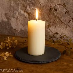 Runda Fat i skiffer, Ø15 cm, 4-pack