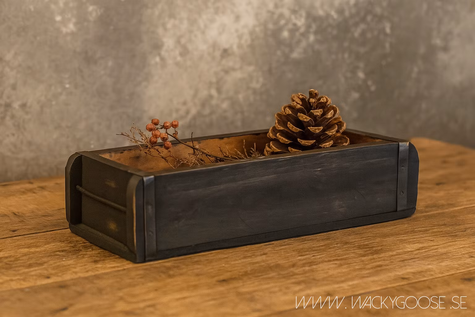 Vintage murstensform, Svart