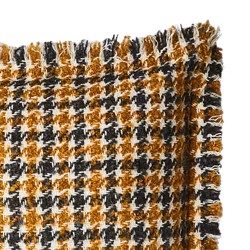 Kuddfodral i ull med fransar, 50x50cm