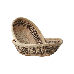 Handgjord korg av Ilala-palm, 30cm