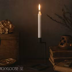 Ljusstake i järn, 30cm