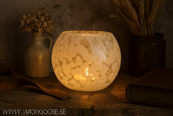 PARTY Värmeljushållare L, Vit