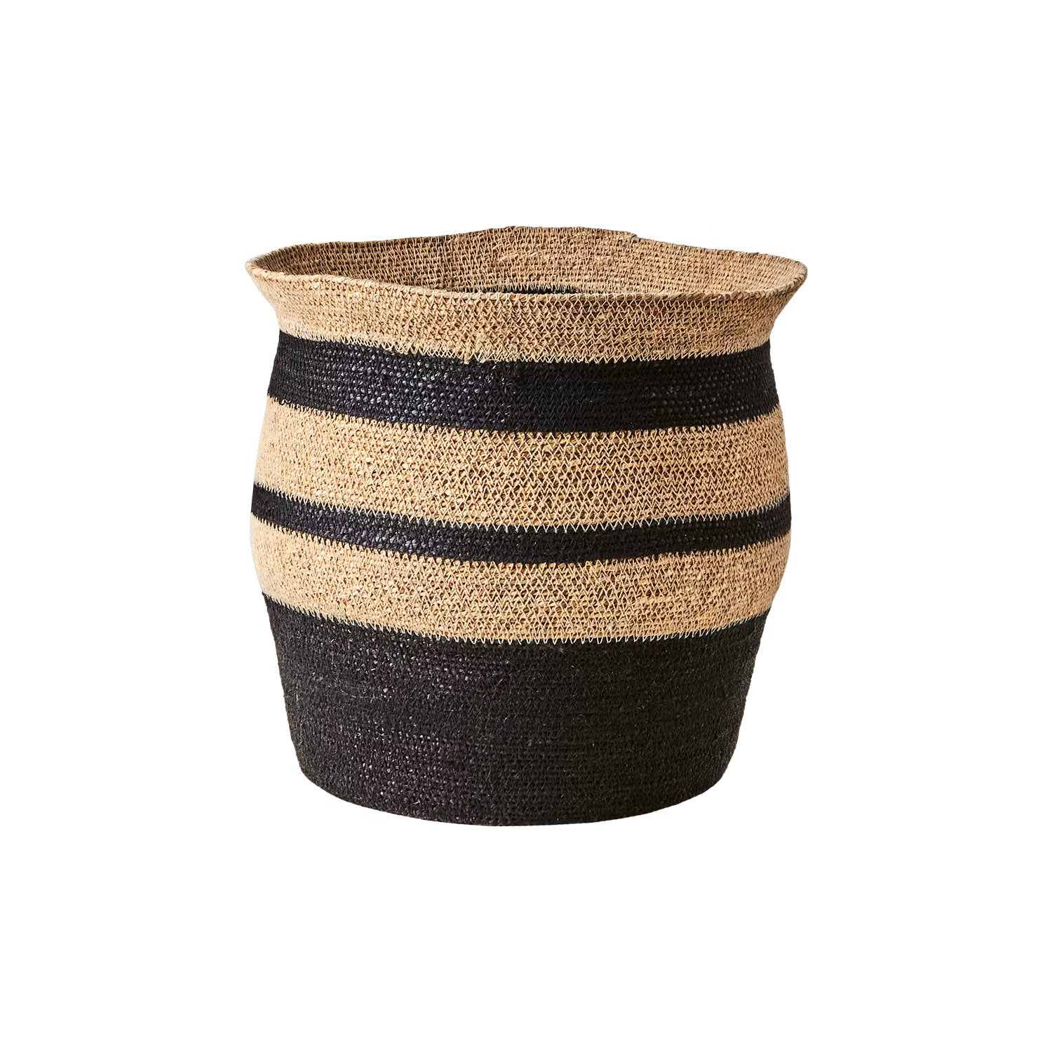 Handsydd Madiba-korg i sjögräs, Set om 2, Ø23/28cm