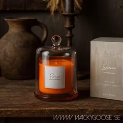 Doftljus med glaskupa, Blood orange