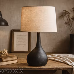 PORTLAND Lampfot, Svart