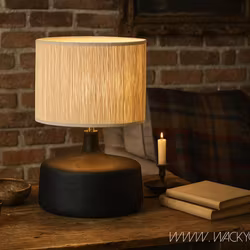 PORTLAND Lampfot, Svart