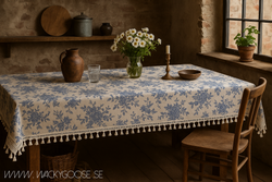 Bordsduk, Blommig 140x260cm